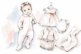 Vestiti neonata firmati: tutine, body e abitini per il primo guardaroba della bambina
