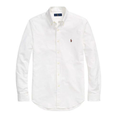 Polo ralph lauren camicie bianco - dettaglio