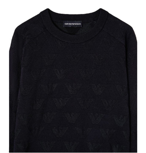 Armani maglia blu - vista posteriore