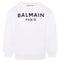 Balmain white sweatshirt — front view