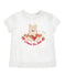 Monnalisa t-shirt bianco - vista frontale