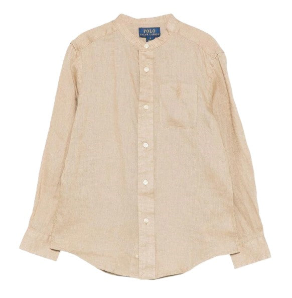 Polo Ralph Lauren beige shirts — front view