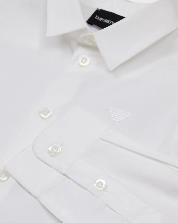 Armani camicia bianco - vista frontale
