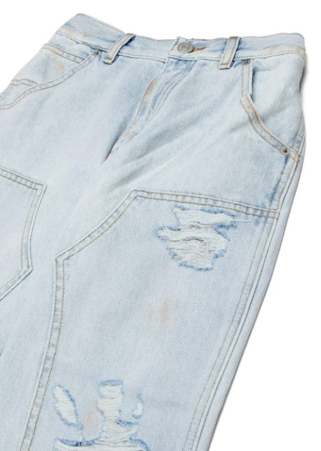 Maison margiela jeans blu - vista posteriore