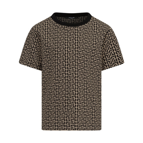 Balmain t-shirt crema - vista dettaglio