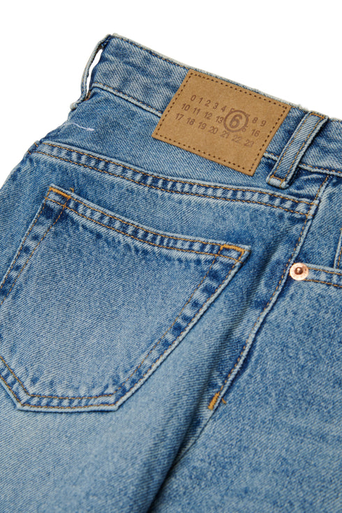 Maison margiela jeans blu - dettaglio 4