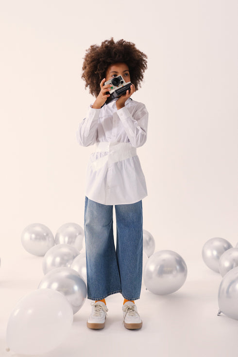 Maison margiela jeans blu - dettaglio 8