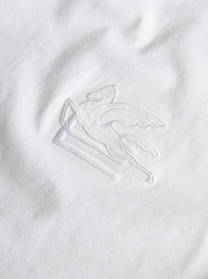 Etro t-shirt celeste - dettaglio 2