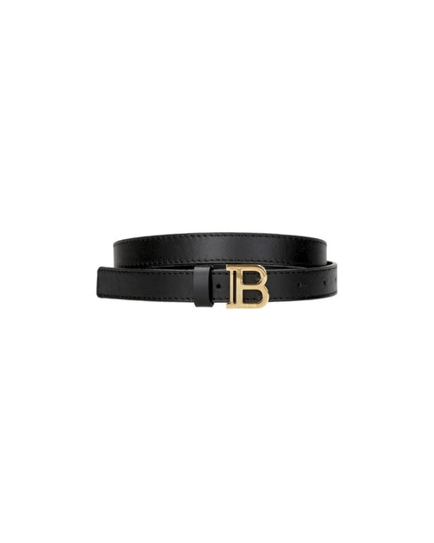 cintura-in-pelle-balmain-2 - NERO - vista posteriore