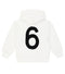 Maison margiela felpe bianco - dettaglio