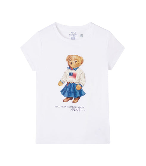 Polo ralph lauren t-shirt bianco - dettaglio 3