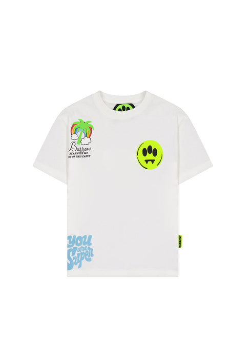 Barrow t-shirt bianco - dettaglio 3