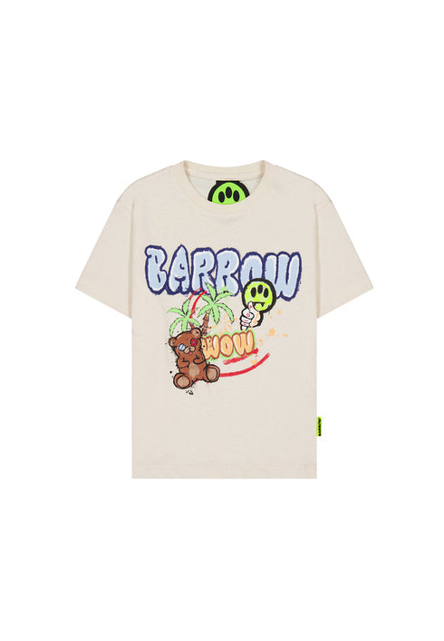 Barrow t-shirt bianco - dettaglio 4