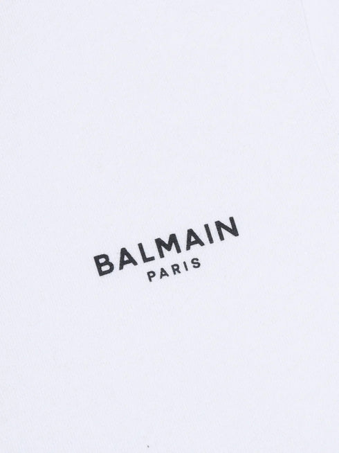 felpa-logo-balmain - BIANCO - dettaglio