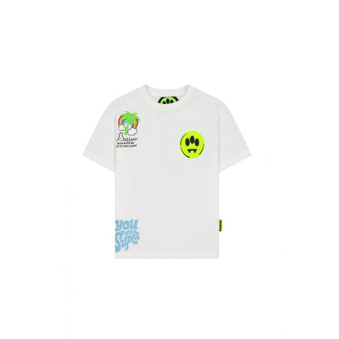 Barrow t-shirt bianco - vista posteriore