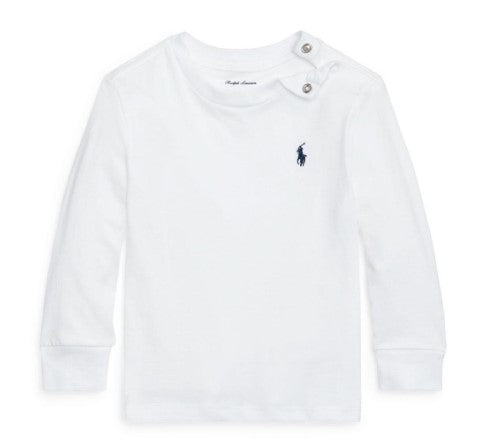 Polo Ralph Lauren t-shirt bianca - vista frontale