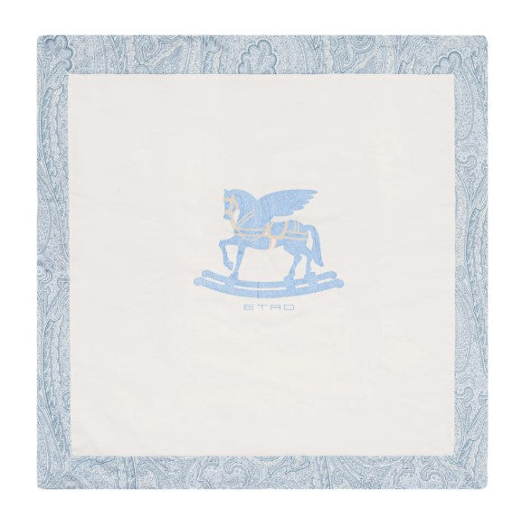 Etro coperte celeste - vista frontale