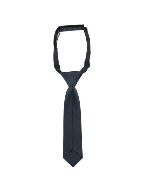 Cravatta con logo jacquard Armani - vista posteriore
