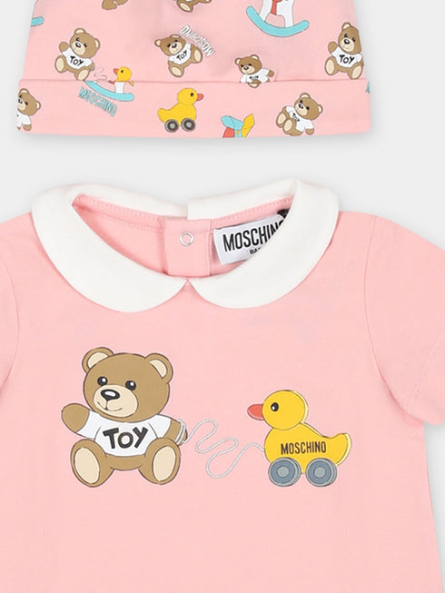 Moschino tutina rosa - vista posteriore
