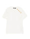 Balmain T-shirt panna - vista frontale