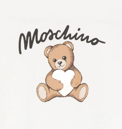 Moschino t-shirt panna - dettaglio