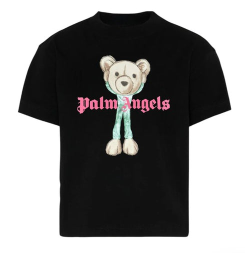 Palm angels t-shirt nero - vista frontale