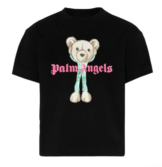 Palm angels t-shirt nero - vista frontale