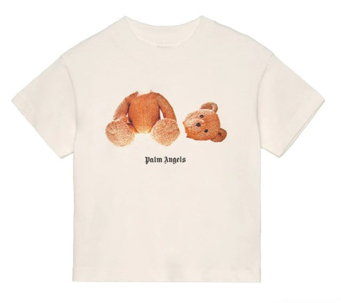 Palm angels t-shirt bianco - dettaglio