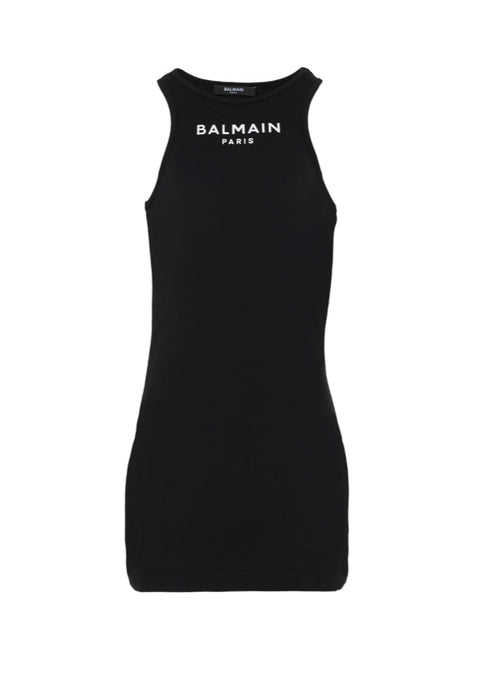 abito-con-logo-balmain - NERO - dettaglio