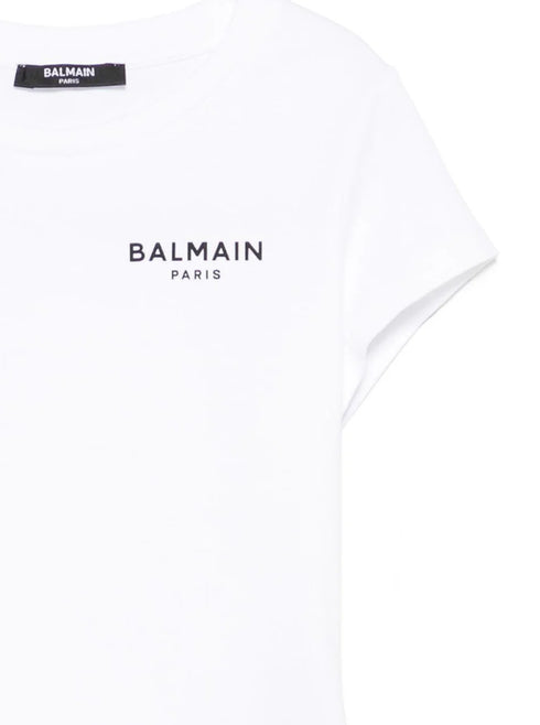 Balmain T-shirt bianco - vista laterale