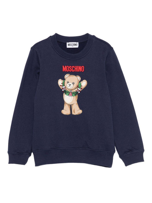 Moschino felpa blu - vista dettaglio