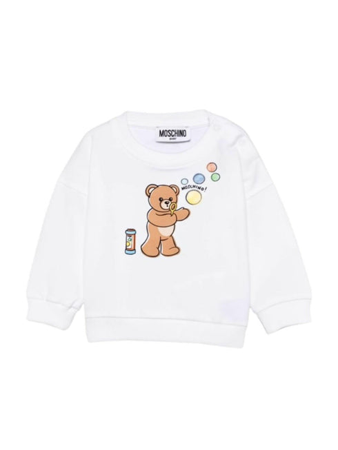 Moschino felpa panna - dettaglio