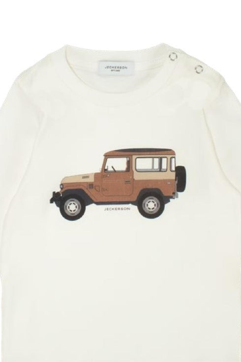 Jeckerson t-shirt panna - dettaglio 18
