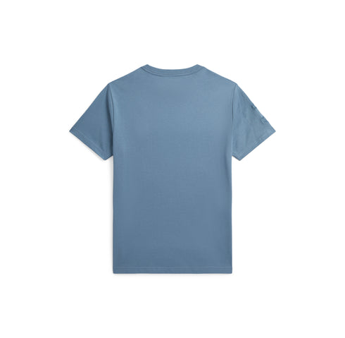 Polo ralph lauren t-shirt celeste - dettaglio 3