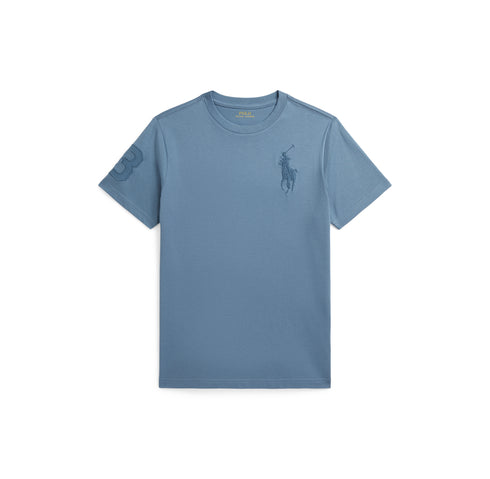 Polo ralph lauren t-shirt celeste - dettaglio 2