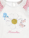 Monnalisa t-shirt bianco - vista dettaglio