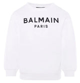 Balmain white sweatshirt — front view