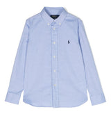 Polo Ralph Lauren sky blue shirts — front view
