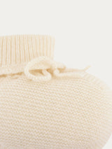 Bonpoint wool booties — front view